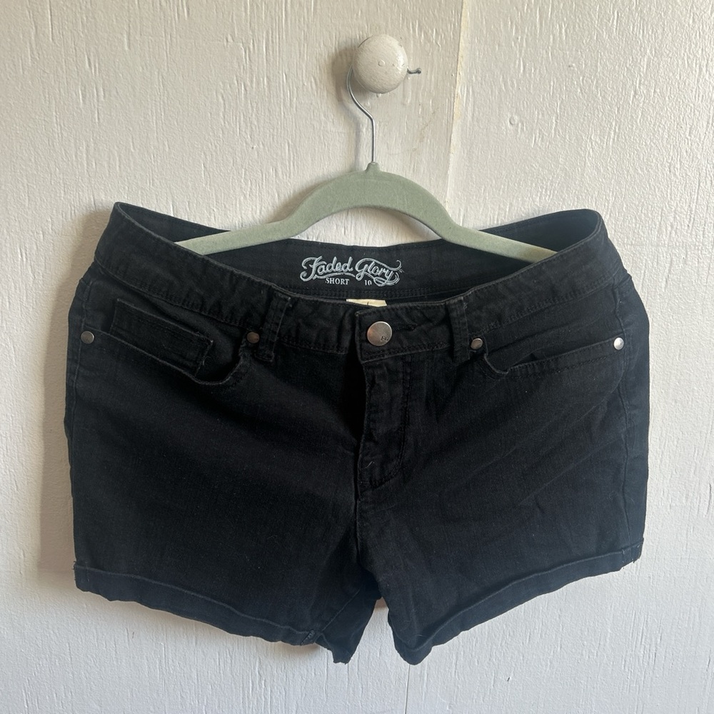 Faded Glory Women's Black Shorts